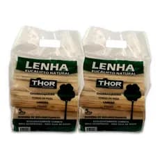 Kit Lenha De Eucalipto Especial Thor 10kg