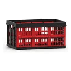 Caixa Organizadora 45l Dobravel Multiuso Moderna 30kg Vermelho