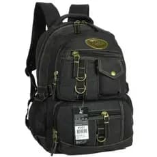 Mochila de lona reforçada unissex de 30litros para faculdade e trabalho
