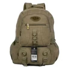 Mochila De Lona grande Reforçada kvn 60litros com expansão