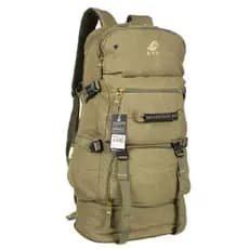 Mochila Camping De Lona Expansíva 80L Reforçada Grande