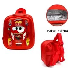 Lancheira infantil térmica masculino 3D EVA alto relevo