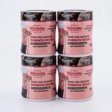 Kit Creme Redutor de Medidas Pimenta Negra Rhenuks 200g Modelador Corporal