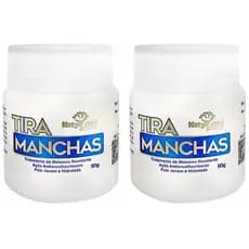 Kit 2 Pomada Tira Manchas NatyFlora 50g - Clareador de Melasma, Manchas Escuras e Antienvelhecimento