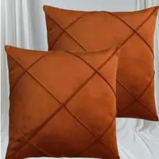 2  Capas de Almofadas Grandes 50x50cm Suede Drapeada