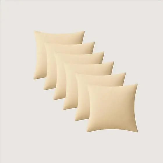 ( 6 ) Capas de Almofadas  50x50 Suede ( Lisa )