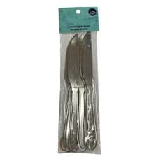 Conjunto 6 Facas Inox Cozinha Corte Preciso Resistentes Duráveis