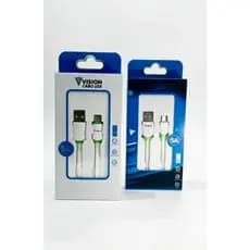 CABO USB VISION IOS IPHONE E TIPO-C 5A 1M
