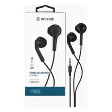 FONE DE OUVIDO ESTÉREO EFEITO DE SOM HIFI COMUNICAÇÃO CLARA ISOANMENTO SONORO ONISTEK ON-FN625
