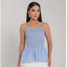Blusa Alice Listrada Com Alça
