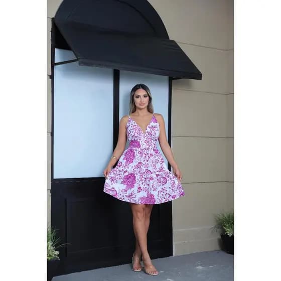 Vestido Curto Feminina com bojo NOVO 2024