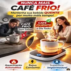 Base Aquecedora De Xícara Café Chá Elétrica Mantem Quente
