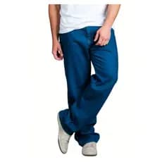 Calça Balão Jeans Masculina Grossa Boca Larga Premium
