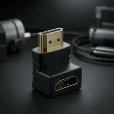 Adaptador Hdmi 90 Graus Em L Macho X Fêmea 1.4 P/ Tv Parede