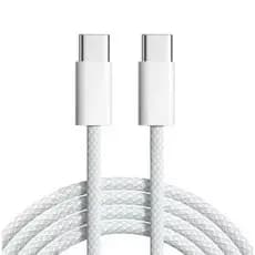 Cabo Carregador Turbo  Tipo C Dois Lados Para Cabo De Carga Rápida Cabo Iphone 15 e 16 outros Tipo C
