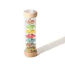 Bastão De Chuva , Brinquedos Montessori Adequados Para Crianças De 6 A 12 Meses , Chocalho Sensorial De Madeira Bebês De