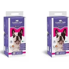 Tapete Higiênico Para Cães Confort Pads 80x60cm kit com 2 Pacotes 60 unidades