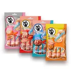 Petisco Cremoso Chuchups Para Cães e Gatos – 4 Sabores - Contém 4un de 15g