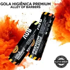 Gola Higiênica Profissional Alley of Barbers | 2 Pacotes 1000 Unidades | 10 Rolos Barbearia
