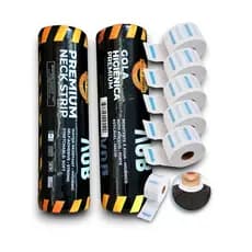 GOLA HIGIENICA BARBEARIA - 2 PACOTES - 10 ROLOS - ALLEY OF BARBERS ORIGINAL