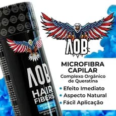 Fibra Capilar AOB para Disfarce de Falhas | Com ou Sem Aplicador e Fixador