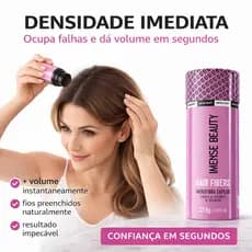 Fibra Capilar Immense Beauty 27,5g – Padrão Profissional | Disfarça Falhas na Hora | Volume Natural Sem Brilho