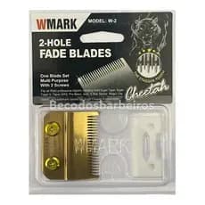 Lâmina Fade + Cerâmica 2 Furos Compatível Magic Clip Legend Wahl Kemei Wmark