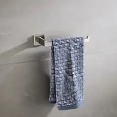 Porta Toalha Suporte Banheiro Aço Escovado Aço Inox 304