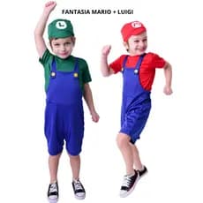Combo 2 Fantasias Mario e Luigi