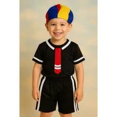 FANTASIA INFANTIL KIKO MENINO TURMA DO CHAVES MENINOS ANIVERÁRIOS CARNAVAL