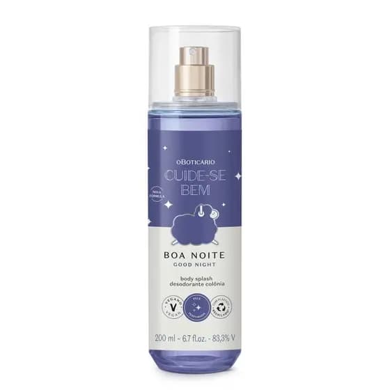 Body Splash Desodorante Colônia Cuide-se Bem Boa Noite 200ml O boticário