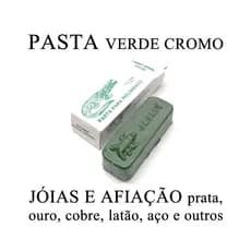 Massa Verde Polimento E Afiação 145g Original Jacaré Ourives Massa de polir e tirar riscos