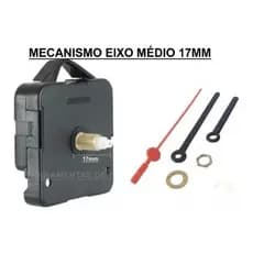Mecanismo Relógio Parede Eixo Medio 17mm Tic Tac Maquina excelente da boa