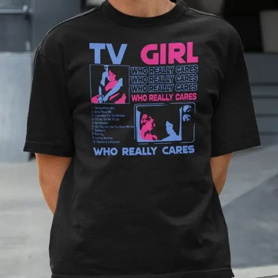 Camiseta 100% Algodão Indie Pop Banda Tv Girl Lovers Who Really Cares Fã