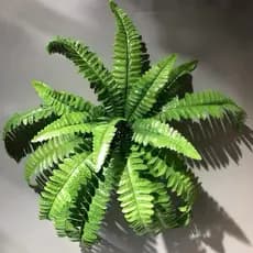 Samambaia artificial 50CM 18 folhas para decoração