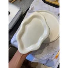 Bandeja Orgânica Decorativa em Cimento Premium Feita à Mão | Porta Velas, Perfumes , Porta joias e Lavabo