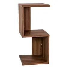 Mesa De Cabeceira Modelo S Mdf Ameixa Negra