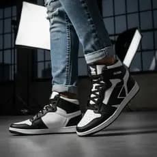 Tênis Masculino Botinha Casual Cano Médio Confortável Macio Leve Para Dia a Dia Em Promoção