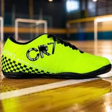 Chuteira Futsal Infantil Antiderrapante Confortável Leve Resistente Premium 26 ao 35 Promoção