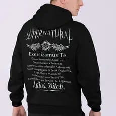 Blusa De Frio Supernatural  Dean Whinchester Sam Supernatural Moletom Agasalho Unissex Algodão