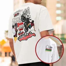 Camisa 244 Grau É Arte Favela Frase O Toque Nois Domina Camiseta Moto Empinando Blusa Algodão
