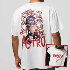 Camisa Veigh Álbum Evom Musica Perdoe-Me Por Ser Um Astro Camiseta Unissex Streetwear Trapstar