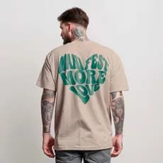 T-Shirt Camisa Masculina Manifeste Seu Amor Camiseta Manfinity 100% Algodão Street Wear