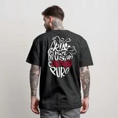 Camiseta CORAÇÃO PURO T-Shirt Masculina Manfinity Camisa Street Wear 100% Algodão Plus SIze