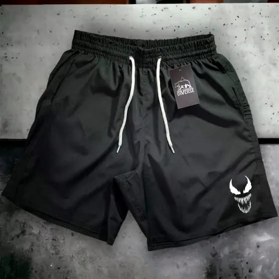 Short Mauricinho Bermuda Masculina QUADRINHO - Esportivo Ideal para Academia, Skate, Corrida
