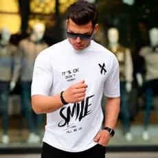 Camiseta Masculina T-Shirt Streetwear Manfinity It's Ok Camisa 100% Algodão