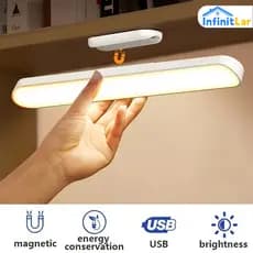 Luminária de LED Sobrepor Bastão Magnética Recarregável com Sensor de Toque