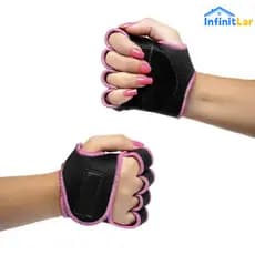 Luvas Especializadas para Musculação em Neoprene Flexível - Conforto Superior para Academia Feminina/Masculina