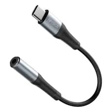 Adaptador De Áudio Hrebos Usb-c Para P3 3.5mm Ad-015 Cinza