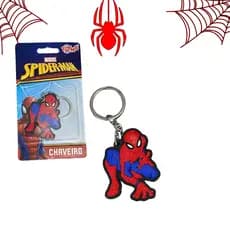 Chaveiro Homem Aranha Spider Man Super Herói Marvel Desenho Fofo Criativo Presente Geek